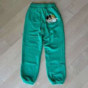 Fiorucci Vintage Angels Green Sweatpants